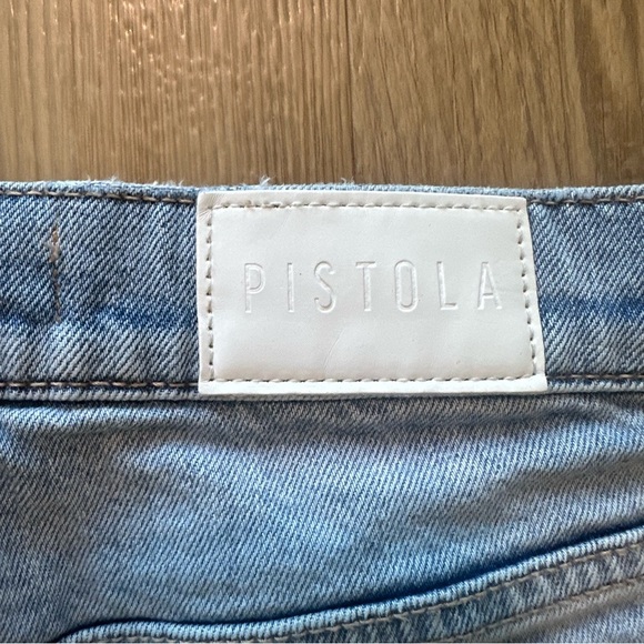 Pistola Charlie Utopia Zip Jean womens size 26 straight high rise side zipper - Picture 8 of 8